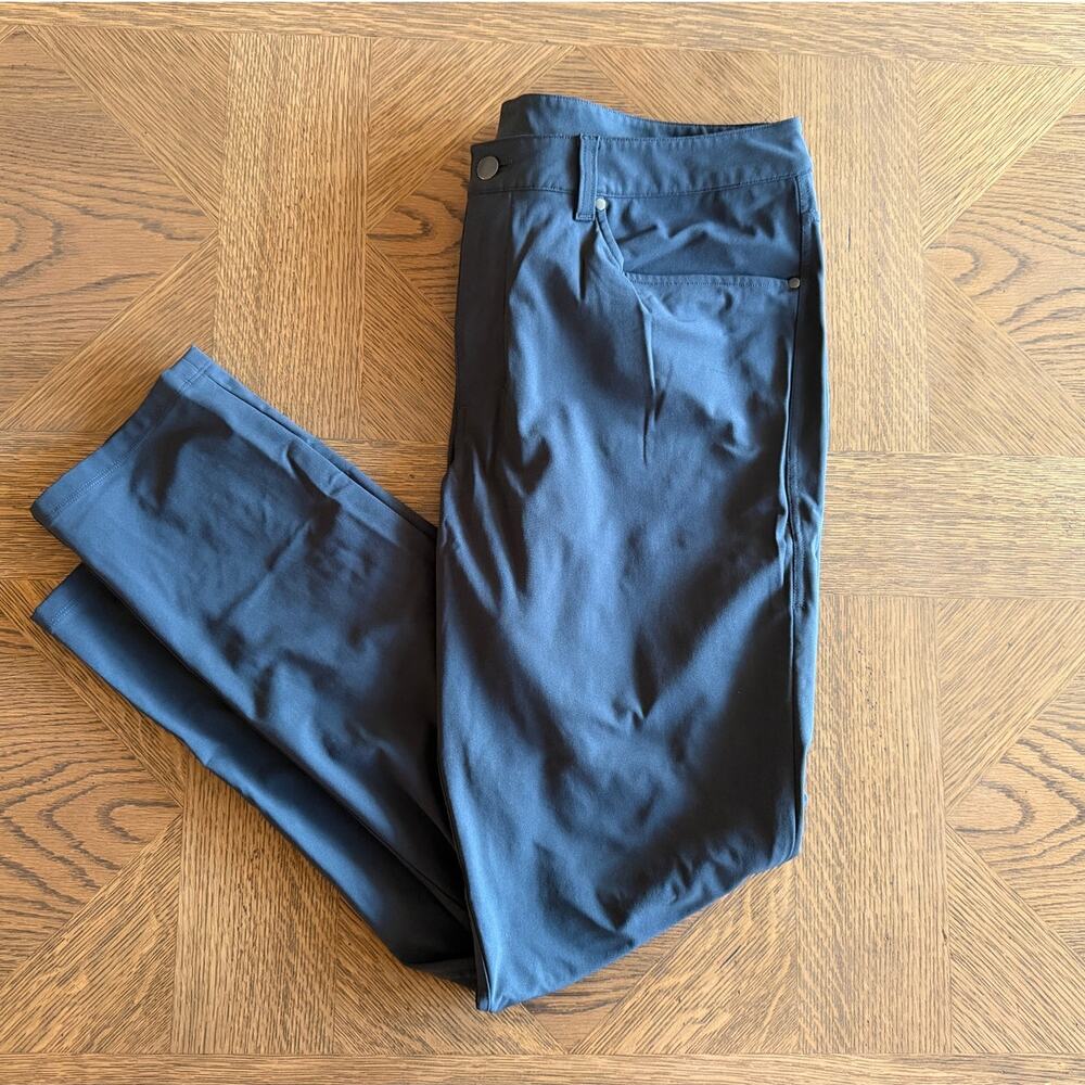 Lululemon ABC Pant Slim Mens 35x32 Warpstreme Grey LM5AD9S
